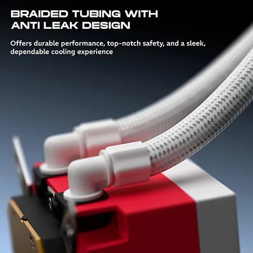 Dawg L240 AIO ARGB 240mm White CPU Liquid Cooler